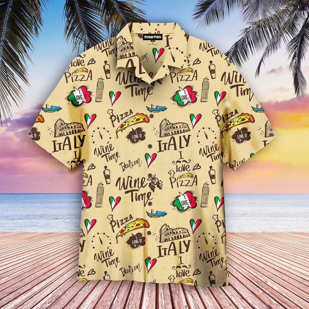 Italy Romantic 3D HAWAII SHIRT US Size All Over Print Best Price Father Day Gift-image
