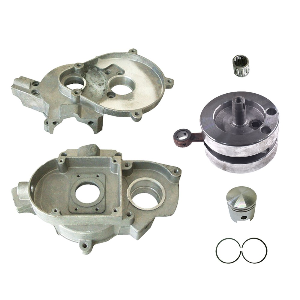 Crankcase Crankshaft 47mm Piston Ring Kit For 80cc Motorized Bicycle Bike