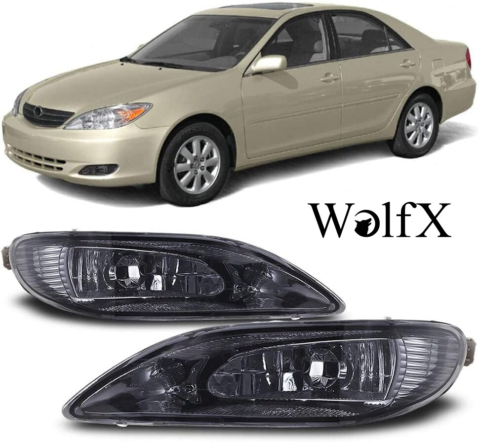 2005-2008 Toyota Corolla Smoke Bumper Fog Lights with Wiring & Switch