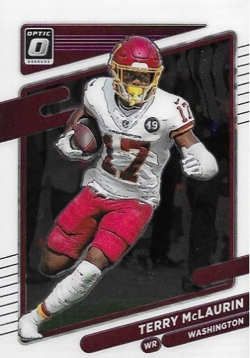 Terry McLaurin 2021 Donruss Optic #1 NFL Football Trading Card
