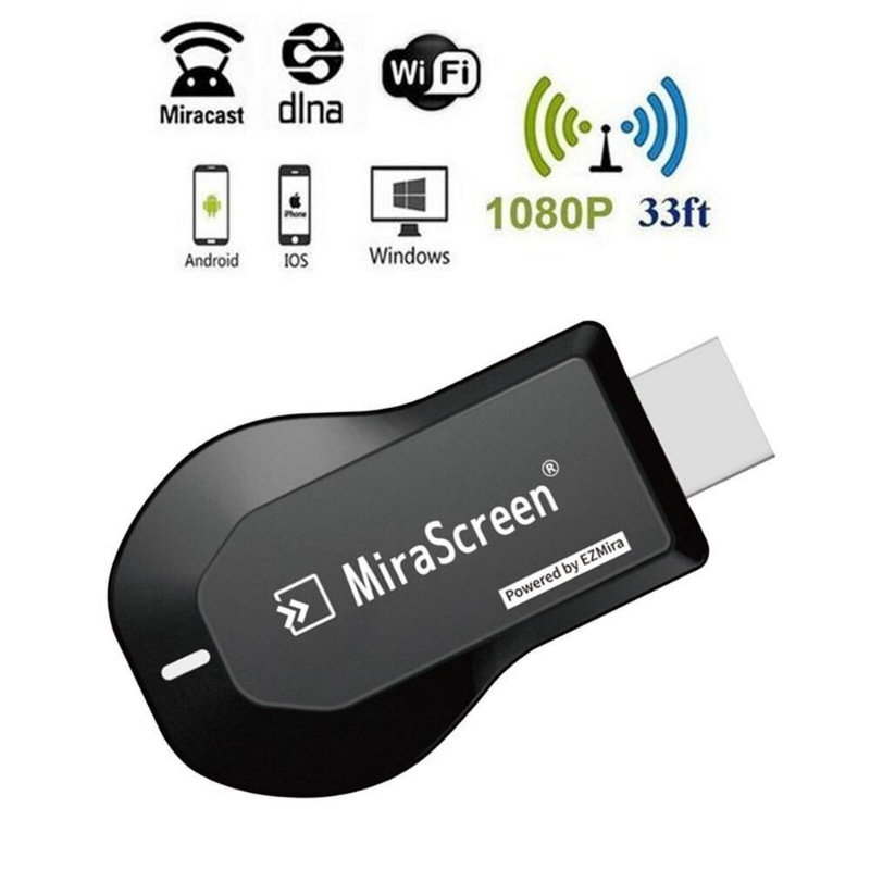 Wireless Screen Mirrors HDMI Dongle Adapter for iPhone IOS Android Phone To TV