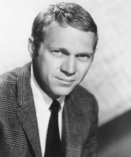 Steve McQueen studio publicity portrait wearing suit circa 1963 Old Photo