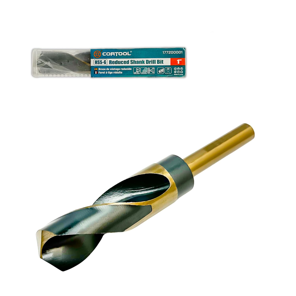 3/4 Inch Drill Bit Reduced Shank High Speed Steel 3/4 Drill Bit Metal & Steel