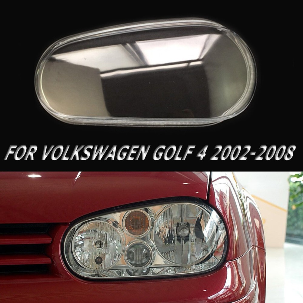 Fit For Volkswagen Golf 4 2002-2008 Headlight Lens Cover Cap Clear Left
