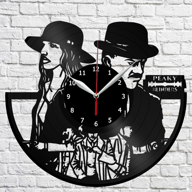 Peaky Blinders Vinyl Record Wall Clock Home Fan Art Decor 12'' 30 cm 4776