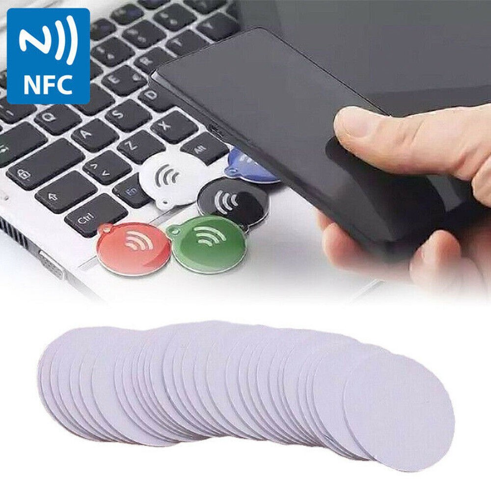 12Pcs Ntag215 Nfc Tags Sticker  Phone Available Labels Rfid Tag