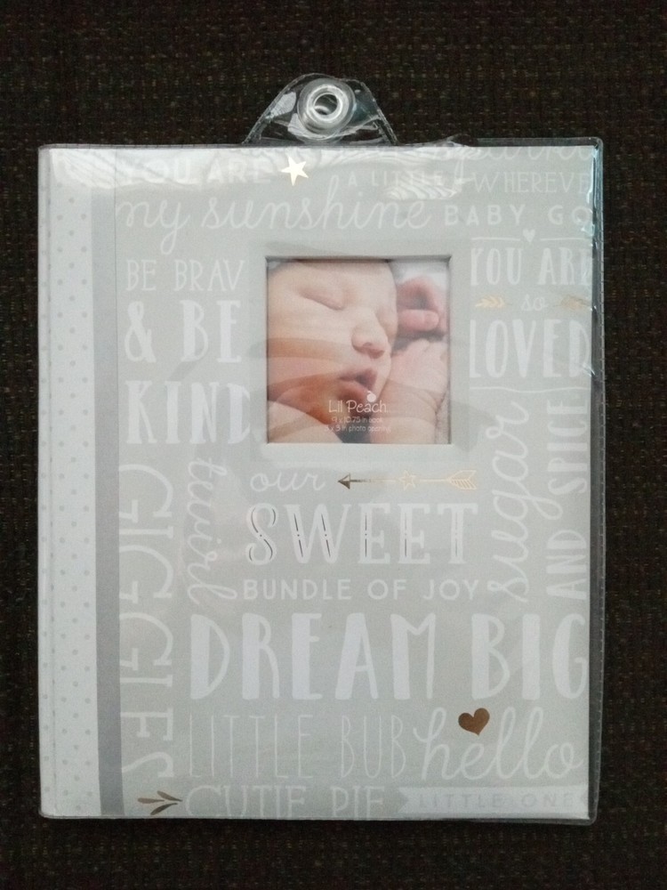 Lil Peach First 5 Years Dream Big Wordplay Baby Memory Book,NEW!-image