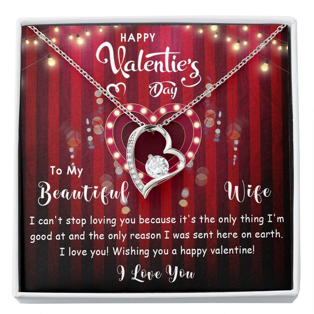 Necklace To Beautiful Wife from Husband, Valentines Day Gifts, Soulmate Necklace