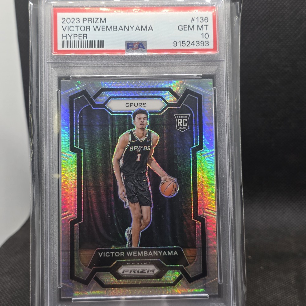 2023 VICTOR WEMBANYAMA  PSA 10 ROOKIE Prizm Silver 🔥  Last Sold 2700!
