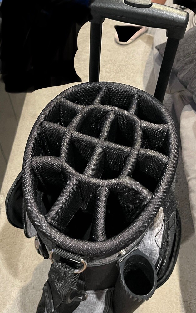 Lightweight Rolling Golf Bag with Easy-Glide Wheels