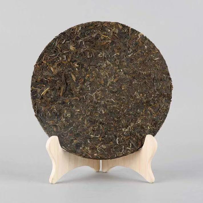 2015 Xiaguan Discus of Gold Wire Cha Puerh Jinsi Tiebing Shen Puer 357g