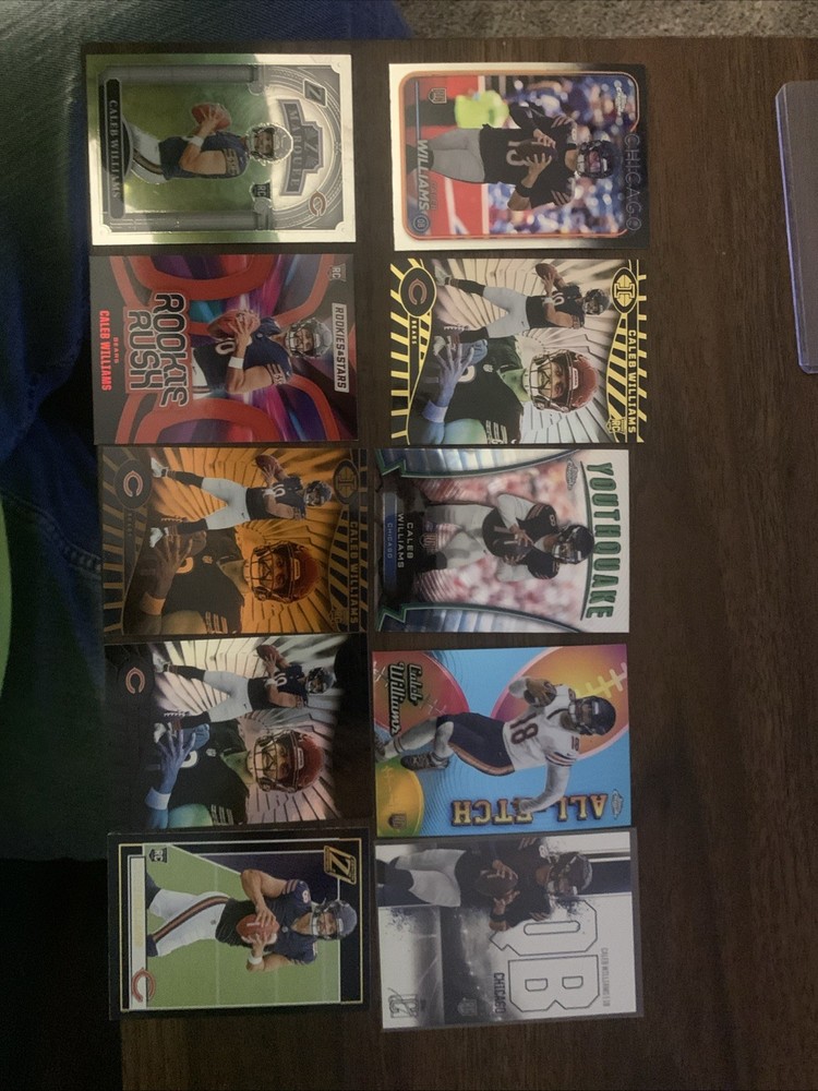 Caleb Williams 10 Card - Rookie Lot! Parallels And Variations. Chicago Bears!
