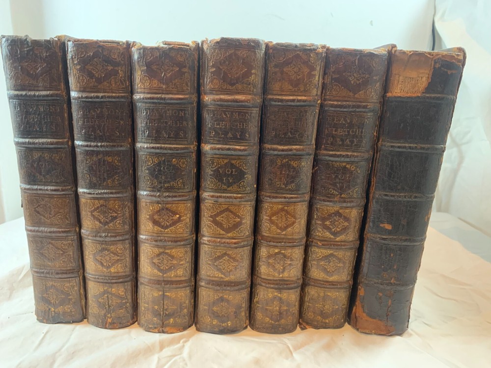 First Edition, Works of Beaumont and Fletcher 1711, Shakespeare's Contemporaries
