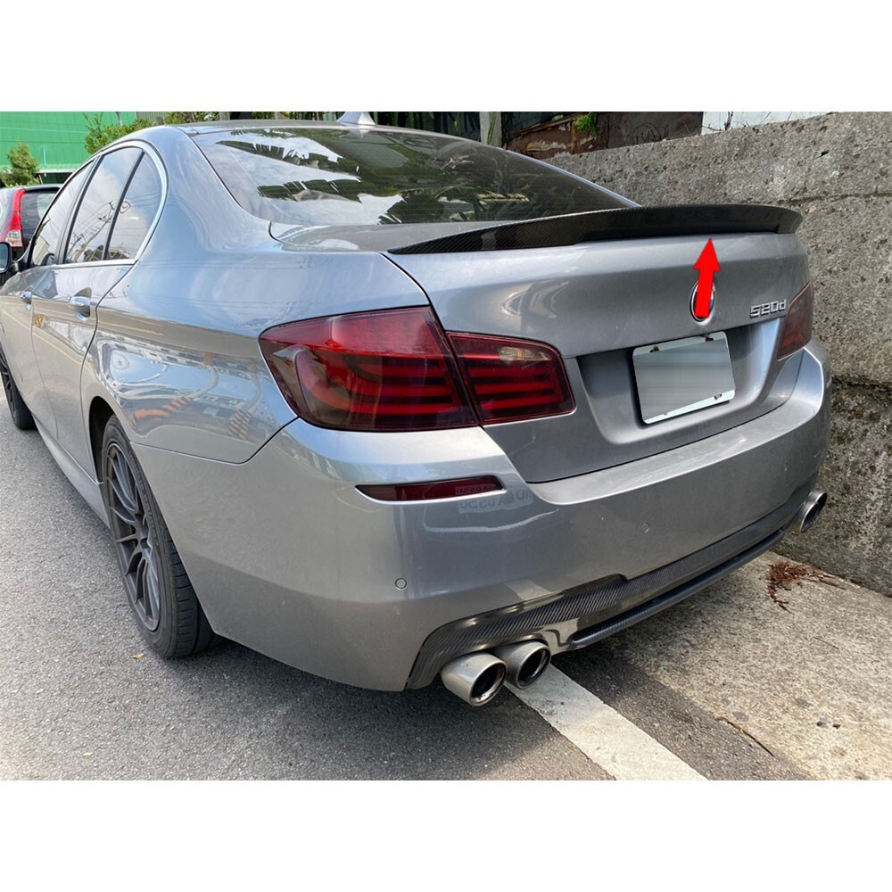 BMW F10 5 Series High Kick Carbon Fiber Rear Trunk Spoiler P Style
