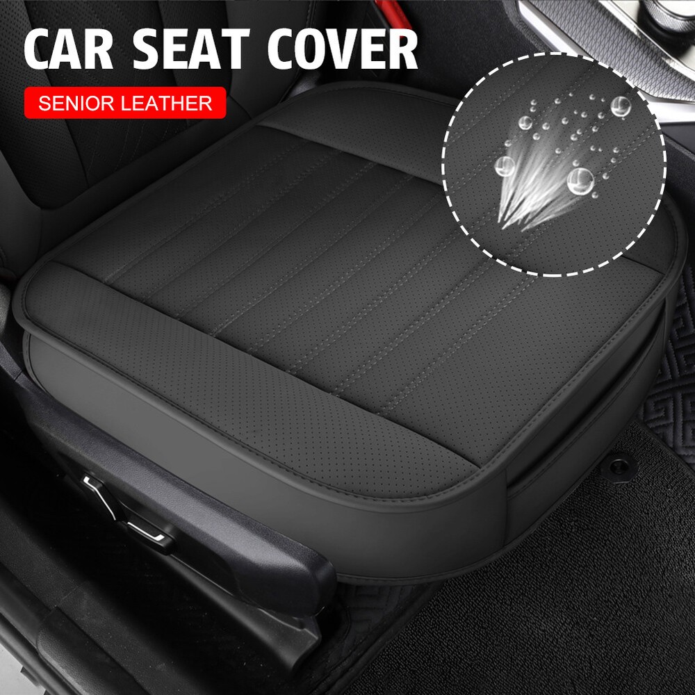 Universal Car Seat Cushion Protector PU Backless Seat Cover Mats for Car SUV