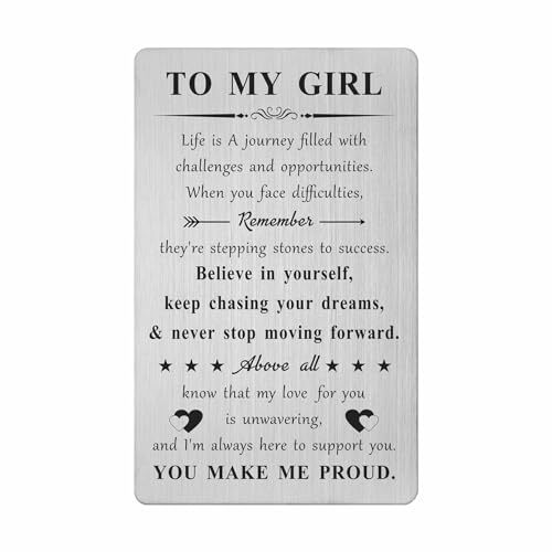 Gifts for Daughter - I Love You Daughter Gifts from Mom Dad - To My Teen Girl