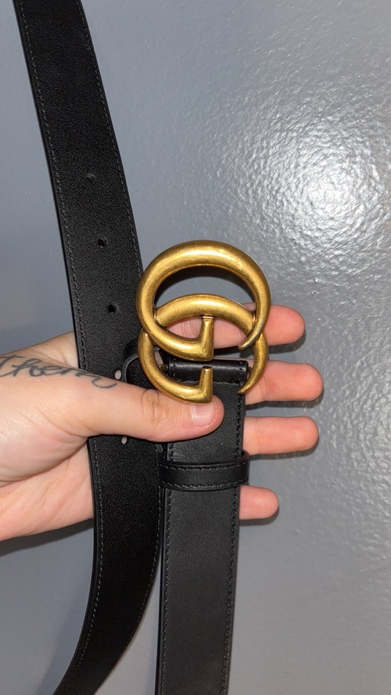 Gucci Women's Authentic Leather Fashion Belt