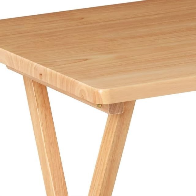 Folding TV Tray Table, Indoor Single Tables for Small Space, Stable Solid Woo...