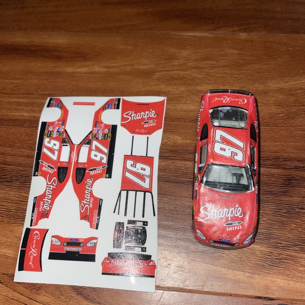 NASCAR 1/64 Scale 2005 Kurt Busch Sharpie Die-Cast with Custom Decals  