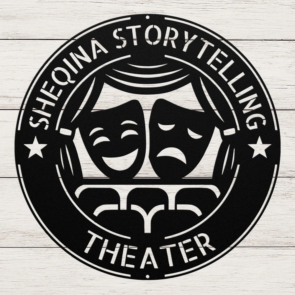 Custom Theater Metal Sign Personalized Playhouse Wall Art Gift for Performers