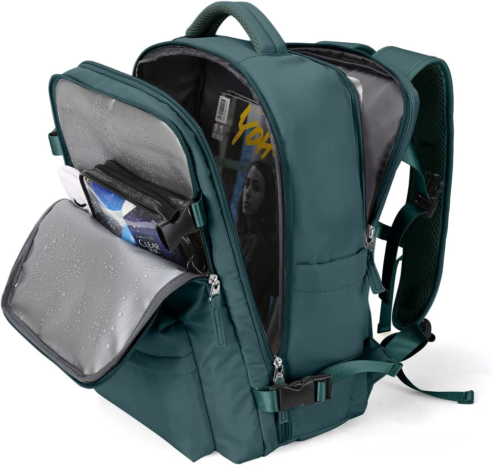 40L Flight Approved Travel Backpack for Work & Business with Laptop Compartment
