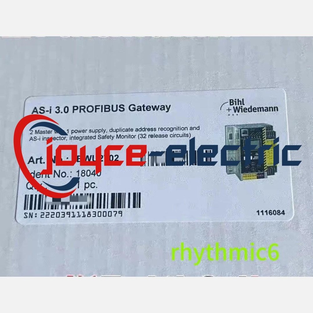 NEW BIHL WIENDMANN BWU2702 AS-i3.0 PROFIBUS Gateway Controller