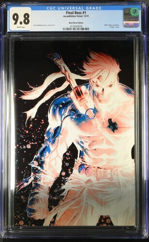 Final Boss #1 CGC 9.8 Metal Las Vegas VIP Release LMTD 100