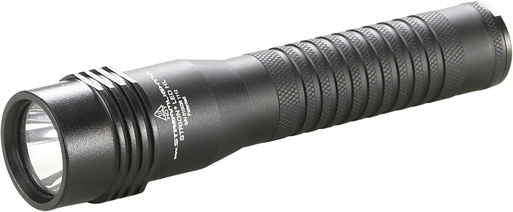 Durable Strion 615-Lumen Rechargeable Flashlight with 120V AC Charger and Holder