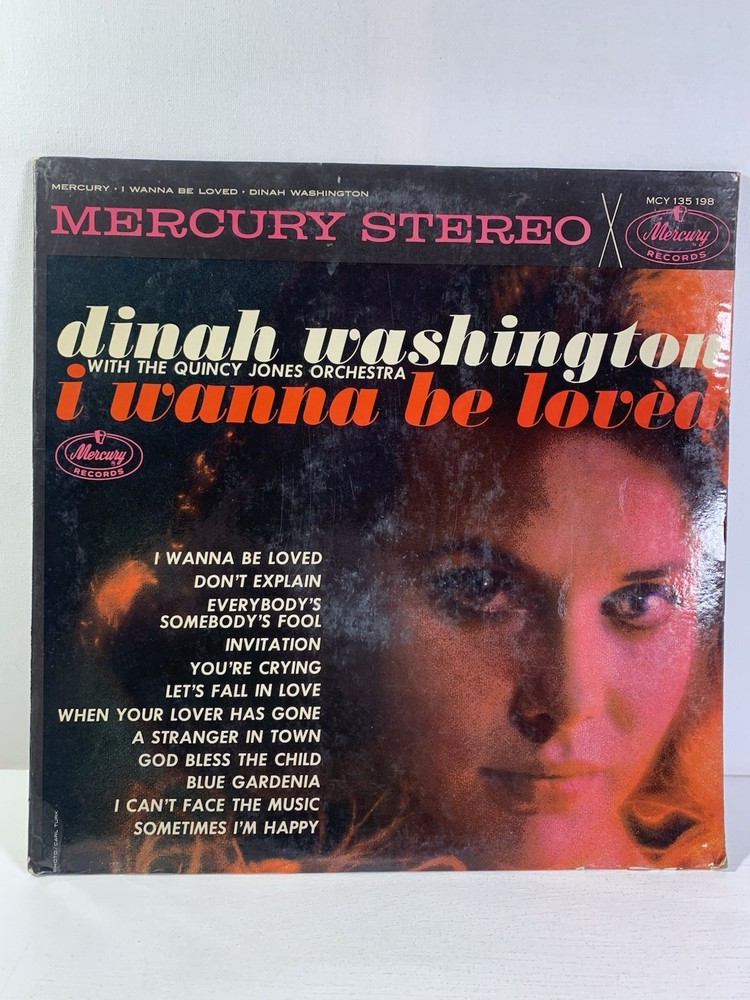 Dinah Washington I Wanna Be Loved Album LP Vinyl Mercury Records