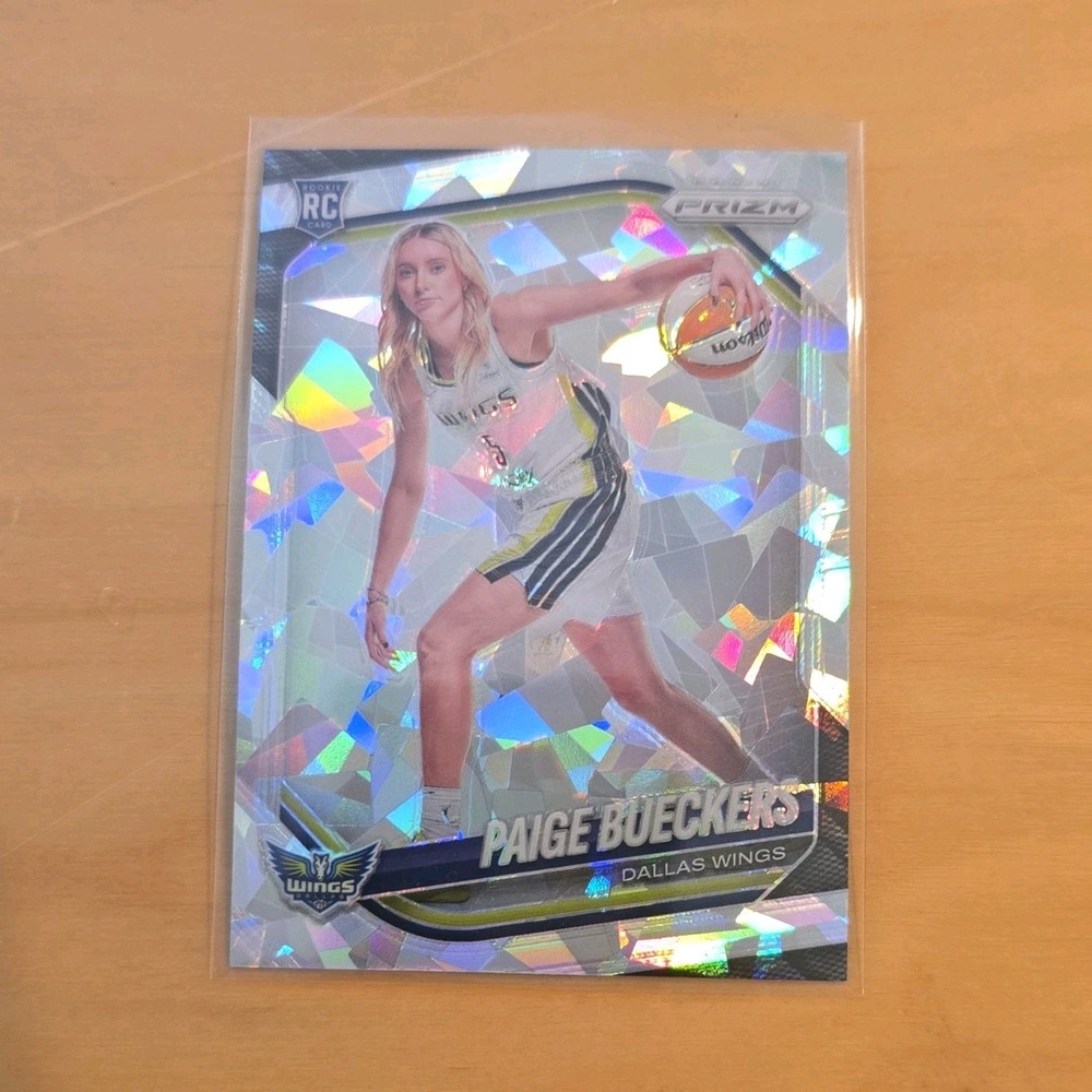 Panini Prizm WNBA 2025 Paige Bueckers Cracked Ice Rookie #147 Dallas Wings