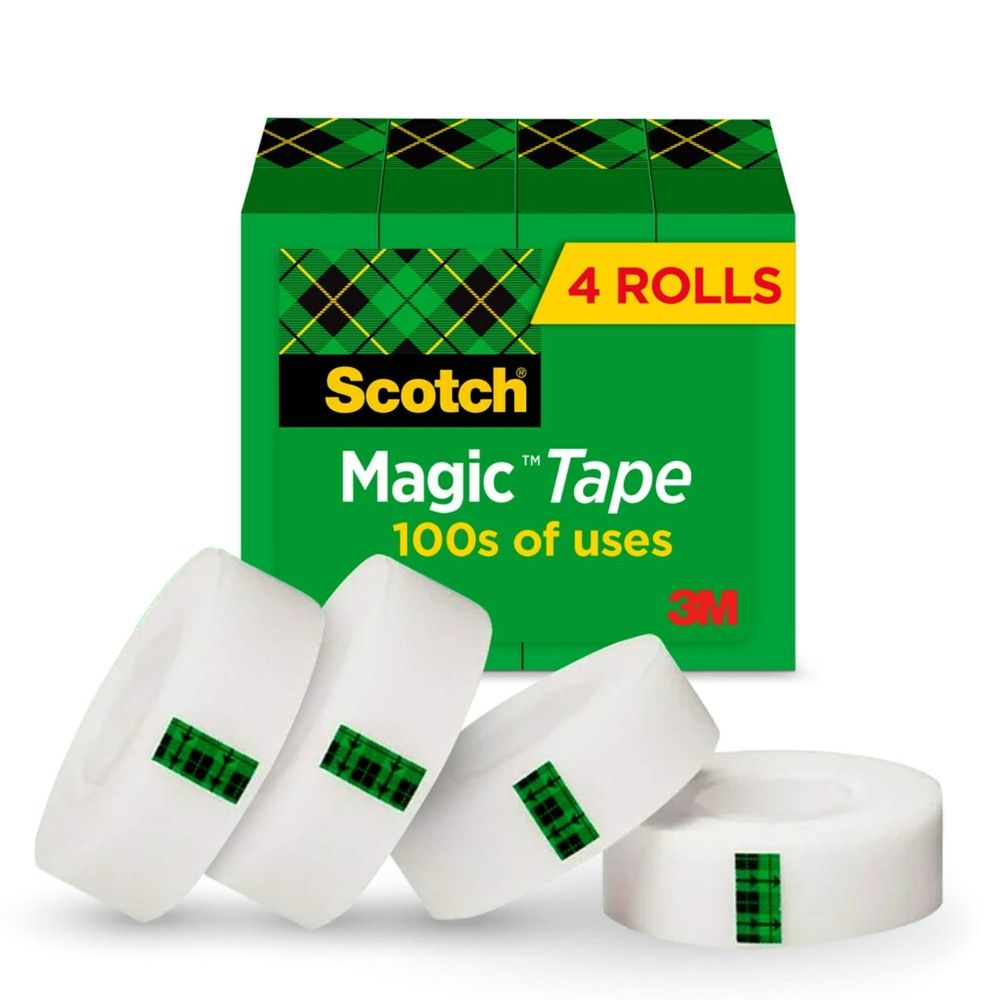 Scotch Magic Tape, Invisible, Home Office Supplies and Back to School Supplie...