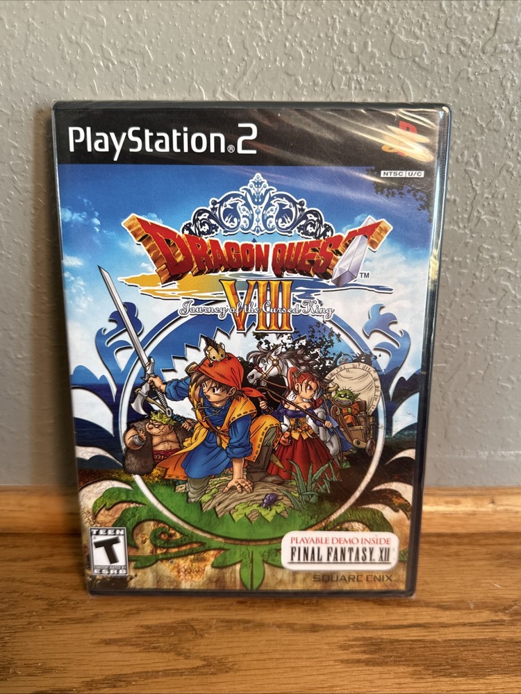 Dragon Quest VIII Journey of the Cursed King PS2 2006 New Sealed