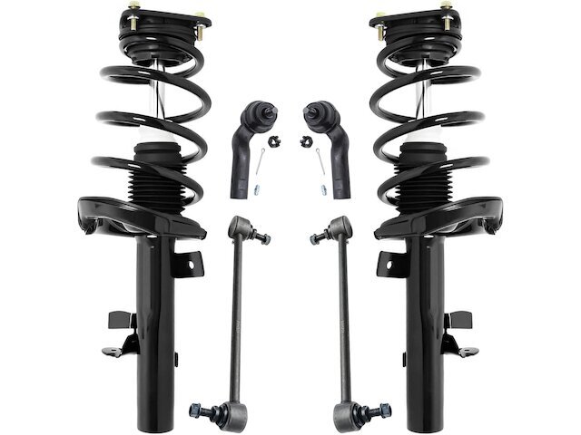 Detroit Axle Focus Strut Coil Spring Sway Bar Link Tie Rod Kit 14515VFWK
