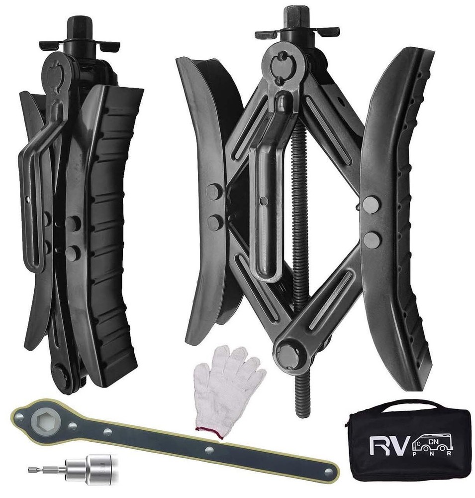 Camper Wheel Chock Stabilizer, RV X Chocks Wheel Stabilizer, Wheel Chock Scis...