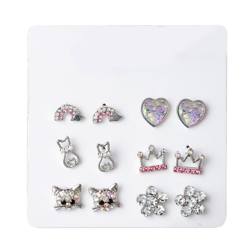 Stylish Zirconia Cartilage Pendant Earrings for Women's Unique Piercing Jewelry