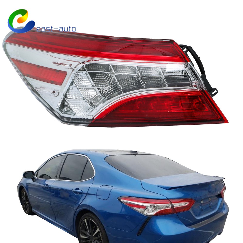 Left Driver Tail Light For 2018-2020 Toyota Camry XLE XSE LED Left Outer Lamp