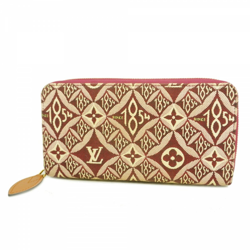 LOUIS VUITTON Zippy Wallet Monogram Jacquard Long Wallet Used