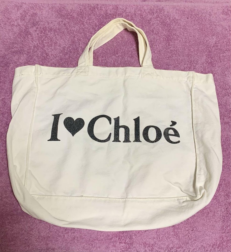 Chloe Limited Edition Eco Cafe Tote Bag VHTF Rare Pop-image