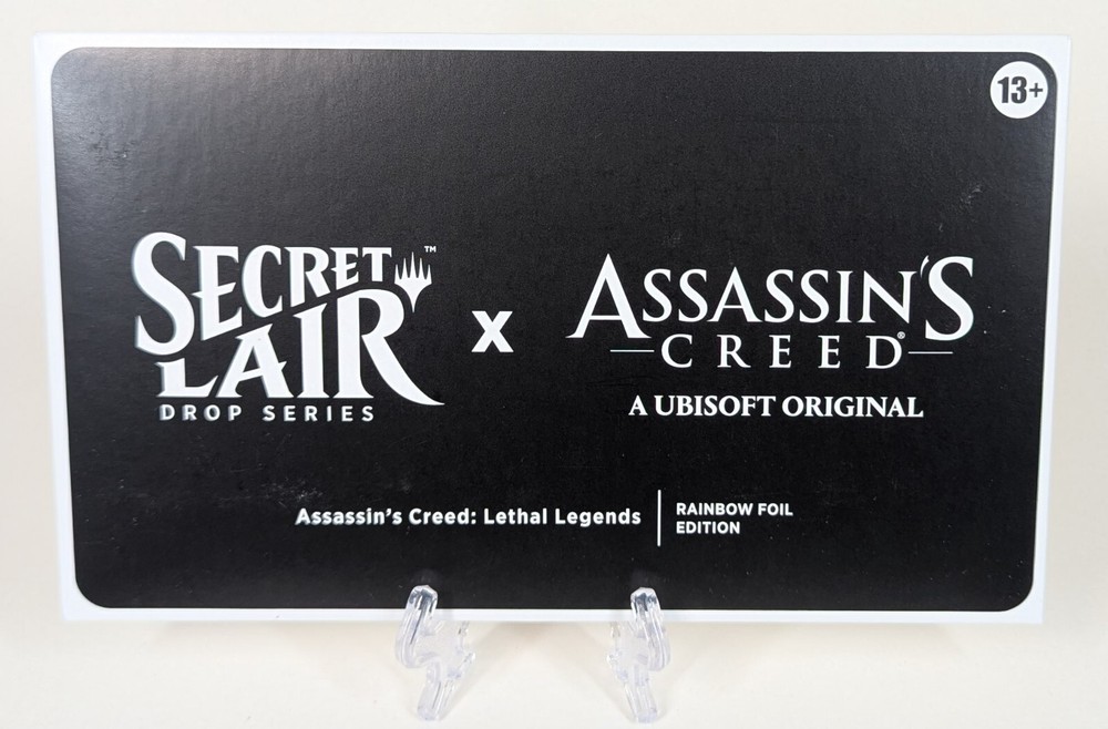MTG Secret Lair Universes Beyond Assassin’s Creed Lethal Legends | Rainbow FOIL