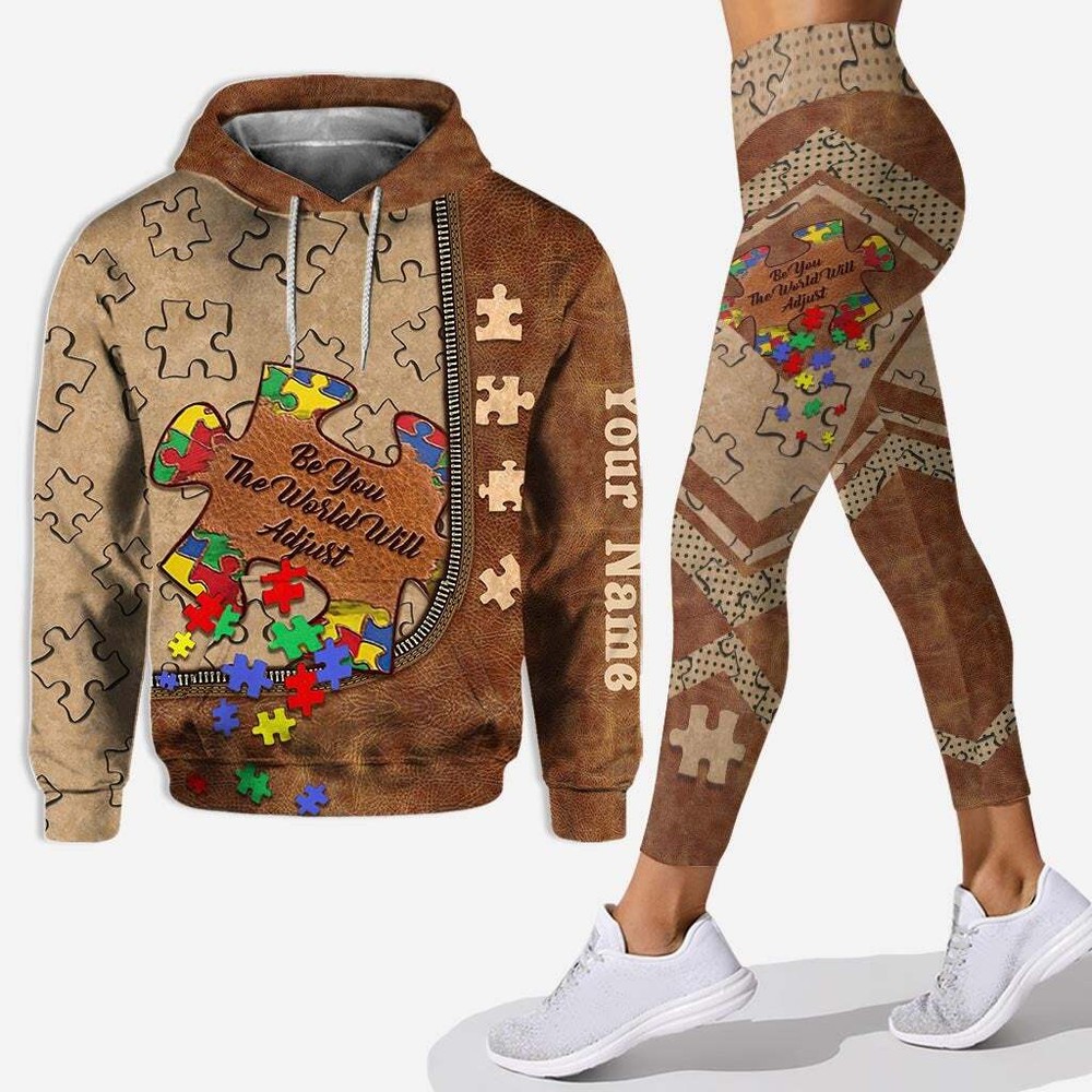 Personalized Autism Awareness Hoodie and Leggings