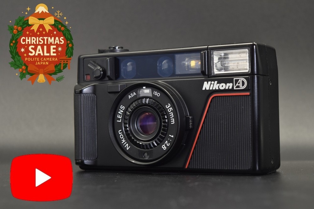 [Christmas Sale] Nikon L35 AD Pikaichi Point & Shoot Compact Film Camera JAPAN-image