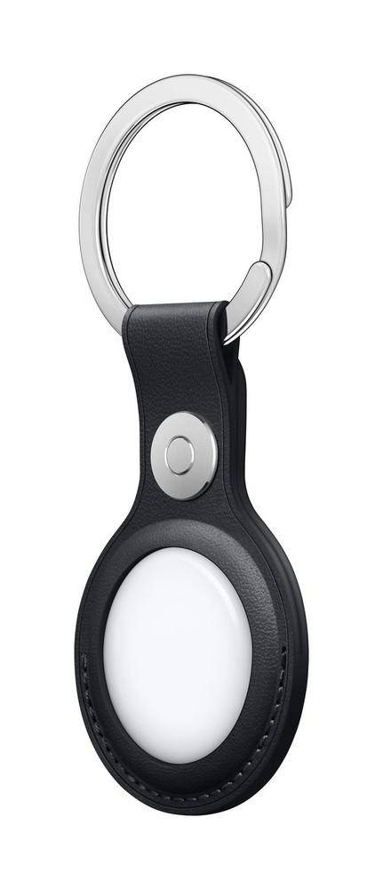 Apple AirTag Leather Key Ring - Midnight