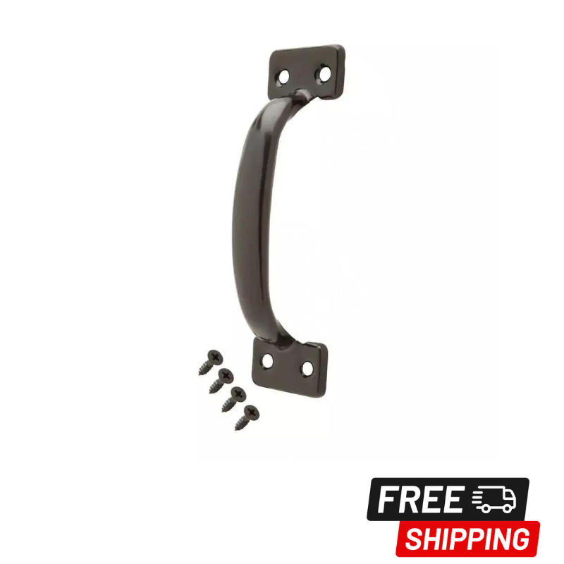 2 Pack Everbilt 5-3/4 in. Black Finish Gate Door Pull Handle 15449