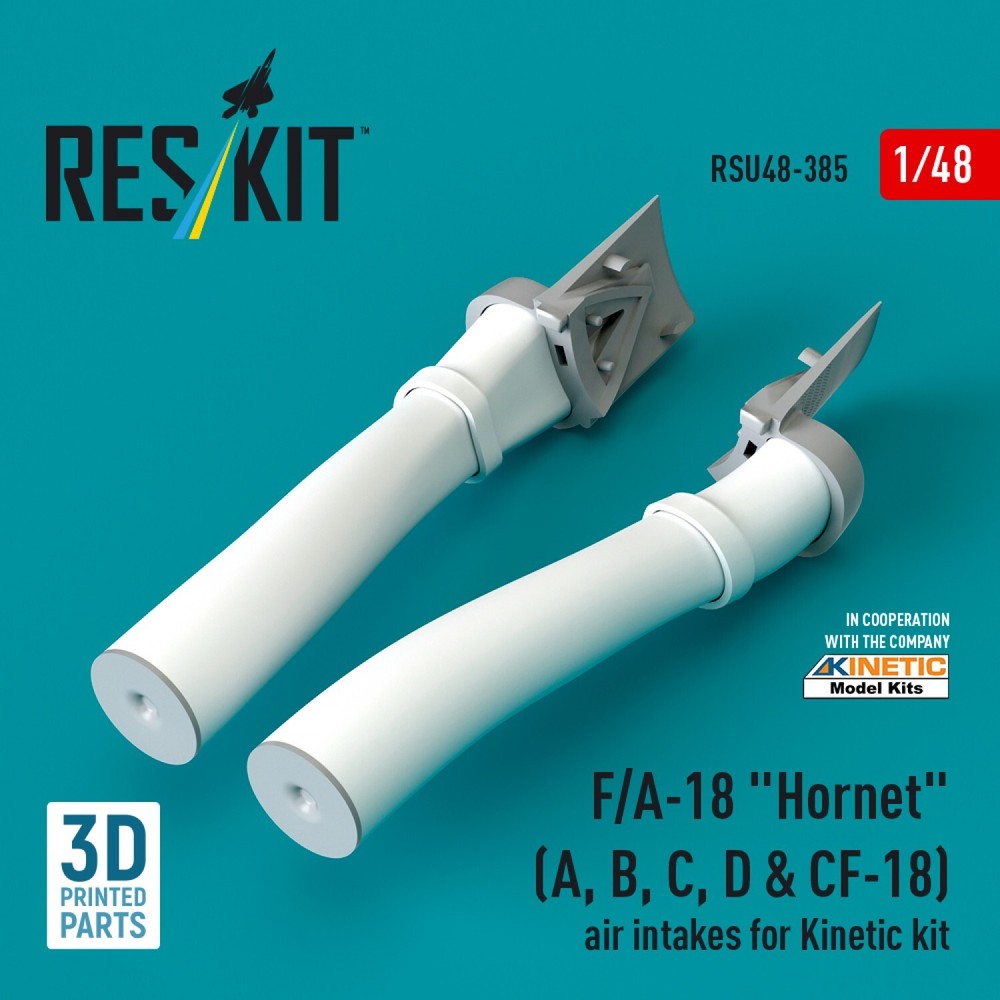 1:48 F/A-18 Hornet & CF-18 Air Intakes for Kinetic Model Kit - RSU48-0385