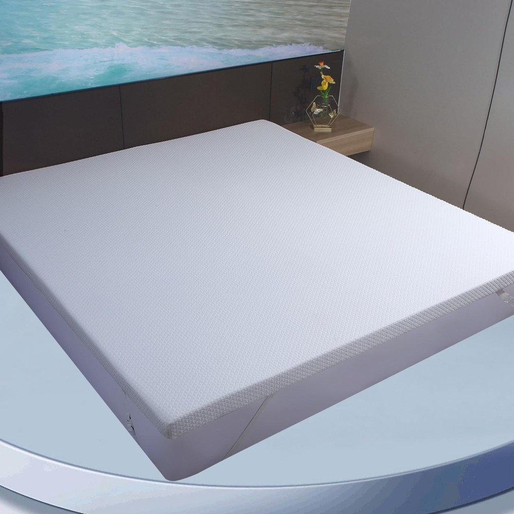 MHRZDSH King Mattress Topper, 3 Inch Memory Foam Mattress Topper High Density...