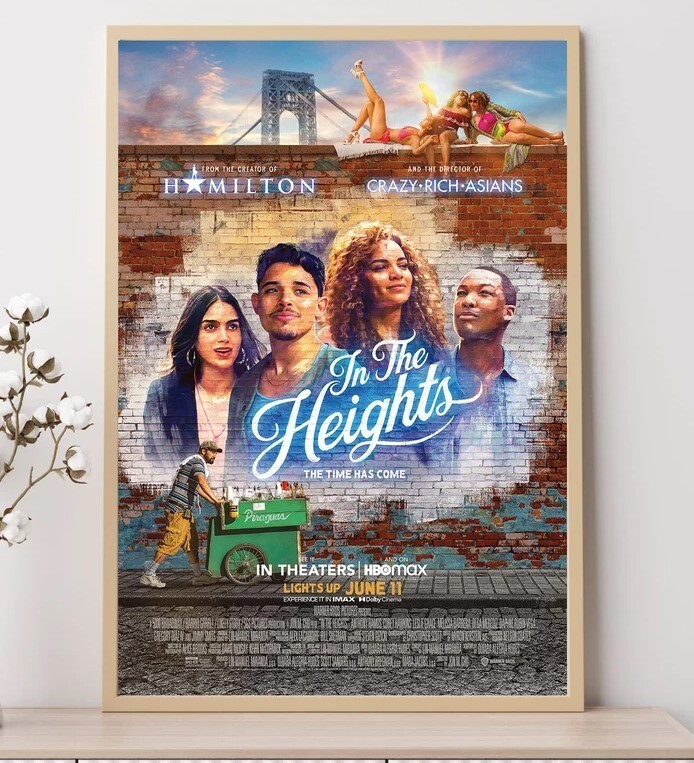 In the Heights--Movie Poster, Art Prints, Home Decor,Wall Art
