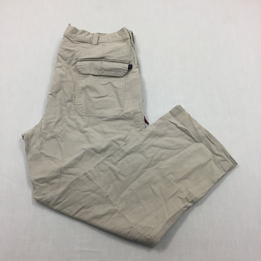 Dockers Chino Trousers Cotton Pants Straight Fit Mens Size 40W 30L Beige
