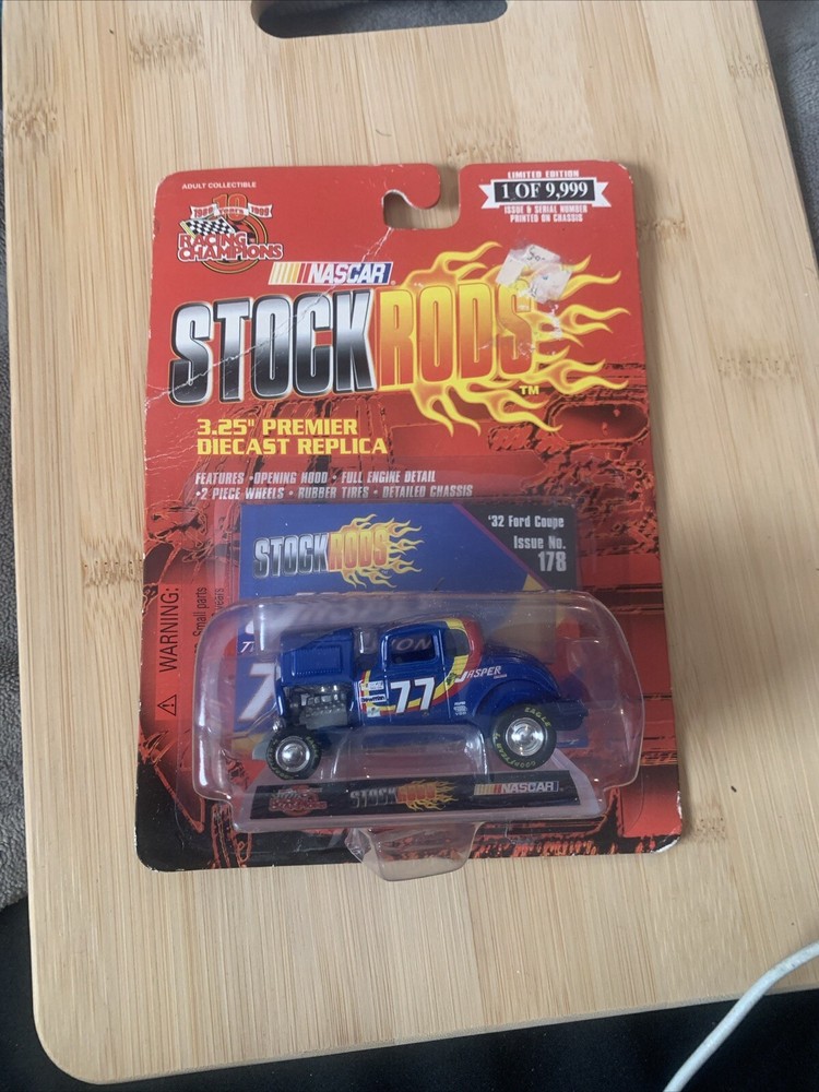 DIECAST RACING CHAMPIONS NASCAR STOCK RODS 32 FORD COUPE FREE USA SHIPPING