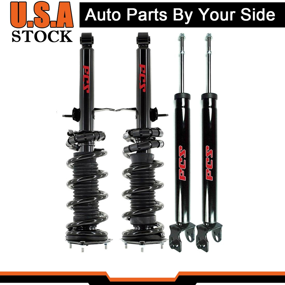 Front Struts & Rear Shock W/ Sway Bar For 2009-2013 Infiniti G37 4X4 Convertible