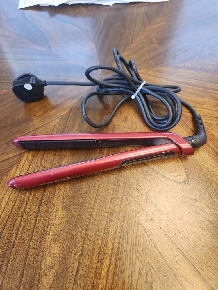 Remington Silk Hair Straightner Ceramic Flat Iron With Uk 3 Pin Plug Or Type G